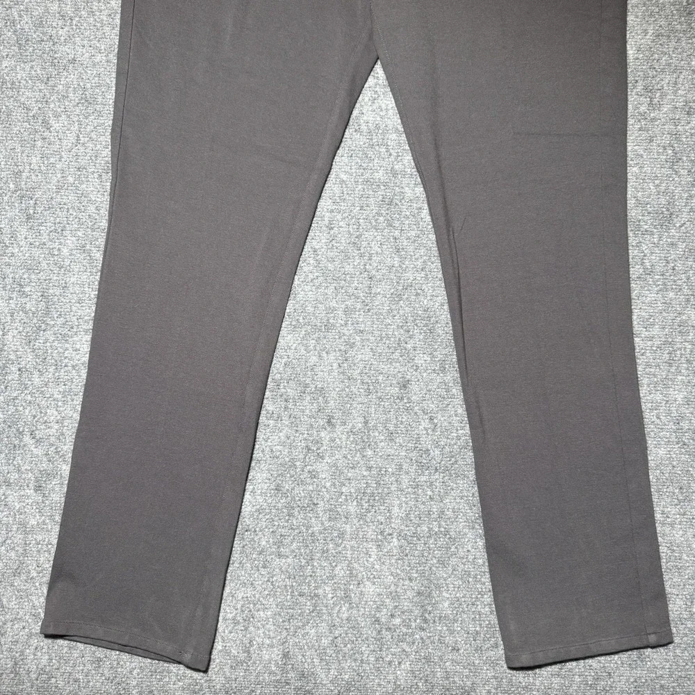 Bugatchi Pants‎ Mens 36X32 Gray Rayon Nylon Stretch Chino Slacks 5 Pocket